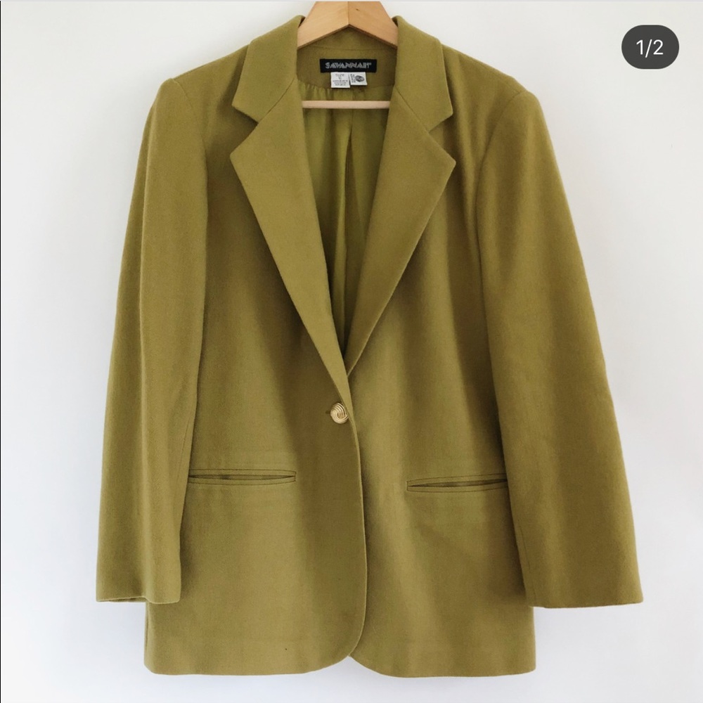 Vintage 100% Wool Blazer